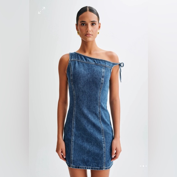 Meshki Denim Dress - Picture 1 of 8